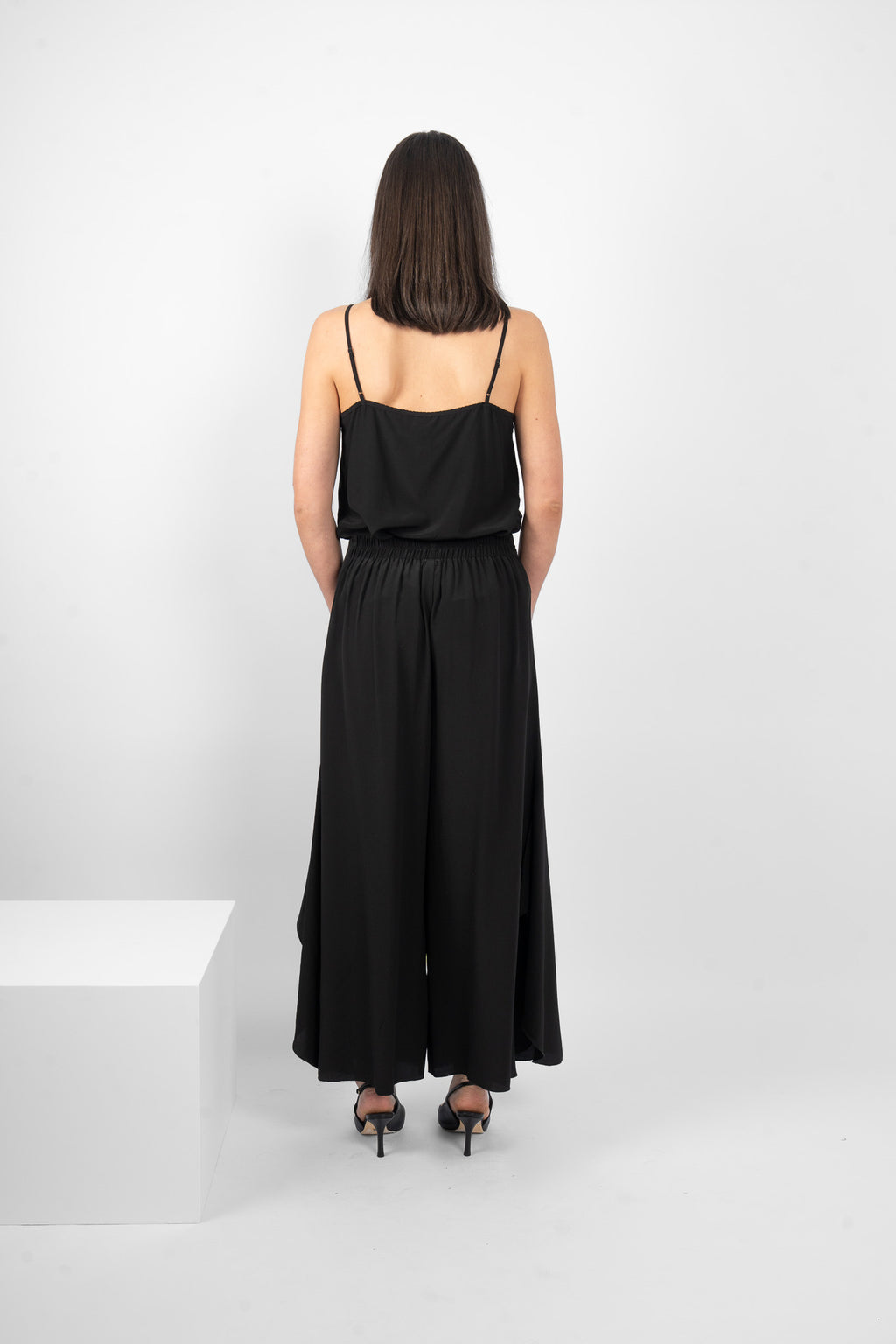 MCGEHEE PANT SILK - BLACK