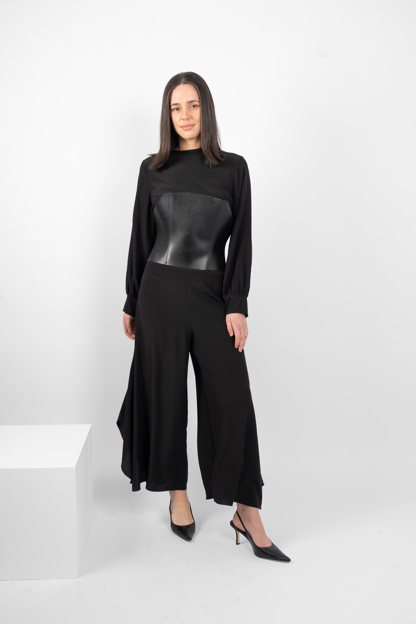 MCGEHEE PANT SILK - BLACK