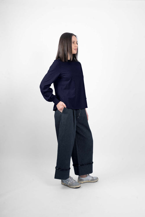 BAXTER LONG SLEEVE - NAVY